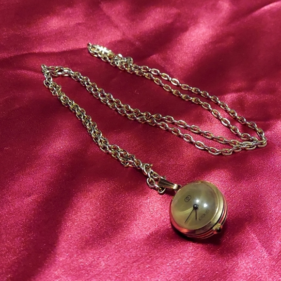 HTF Gucci sphere watch, boule necklace exquisite, vintage early 80's, EWC! - Picture 9 of 12